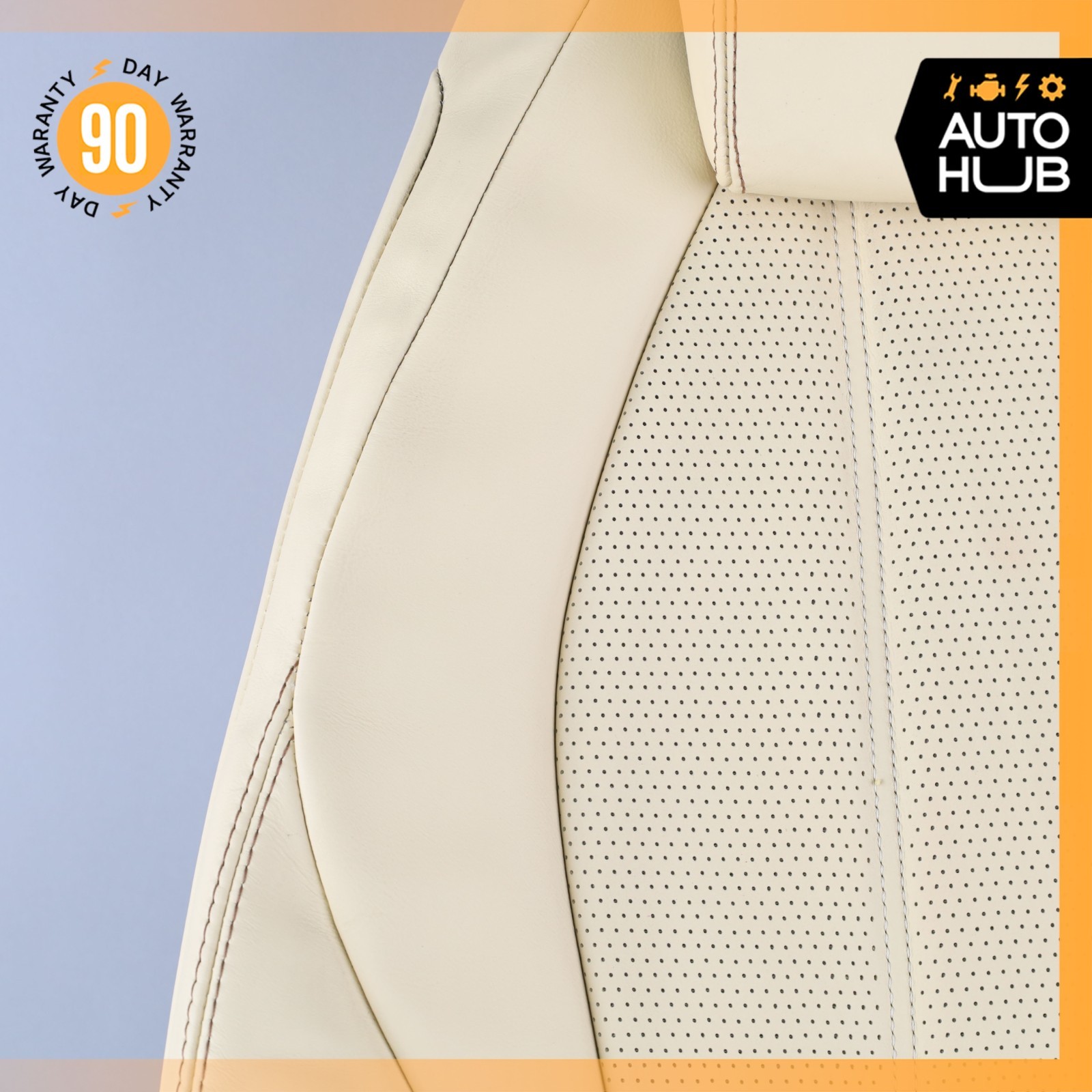 12-17 Bentley Continental GT Rear Right Side Top Upper Seat Cushion Beige OEM