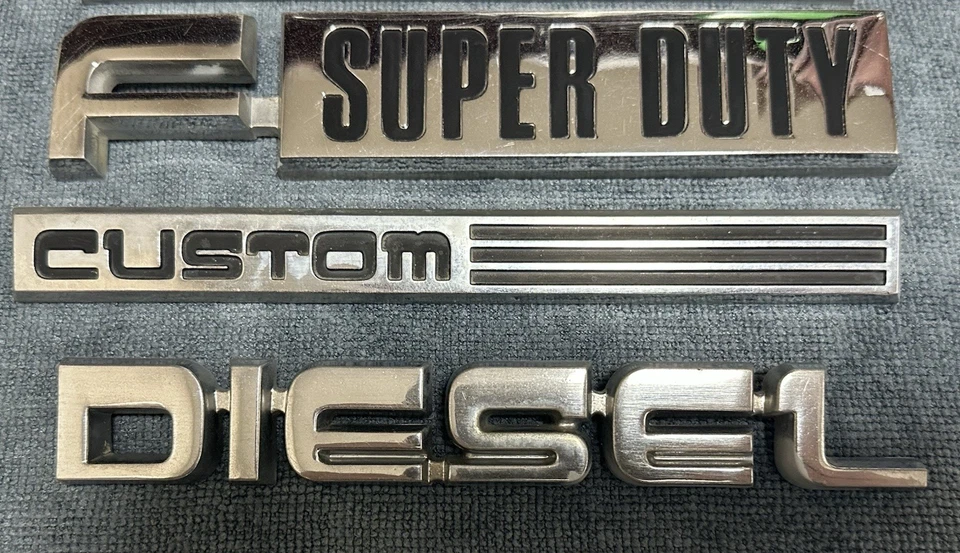 1987-1991 Ford F-Series F-Super Duty, Custom, Diesel - Set 5 pieces - Image 4 of 4