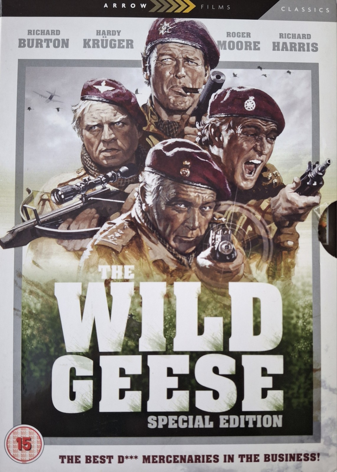 The Wild Geese  (1978) DVD Richard Burton/Roger Moore/Richard Harris 2009