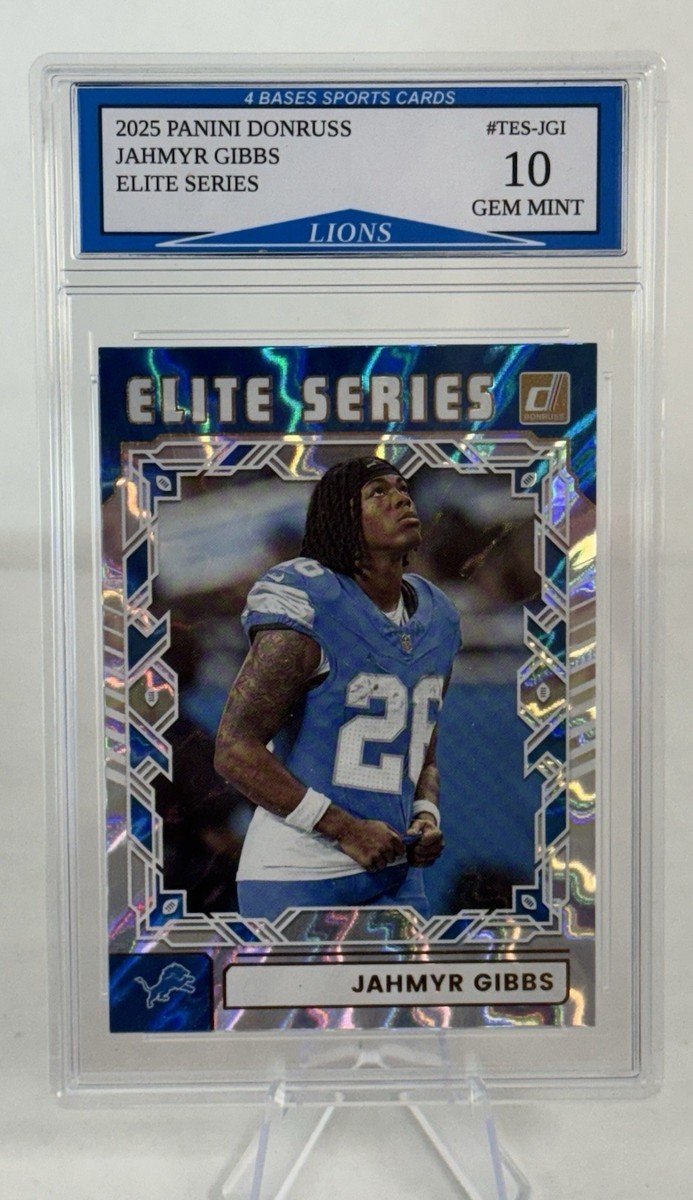 2025 Panini Donruss Jahmyr Gibbs Lions Elite Series Holo Card Gem Mint 10! | eBay 2025 Panini Donruss Jahmyr Gibbs Lions Elite Series Holo Card Gem Mint 10! | eBay