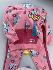 Bluey 3 Piece Set Girls Size 4T Shirt Pants Long Sleeve