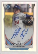 2014 Bowman Draft Chrome Pick Refractor Jeff Brigham #BCA-JB Auto l0q