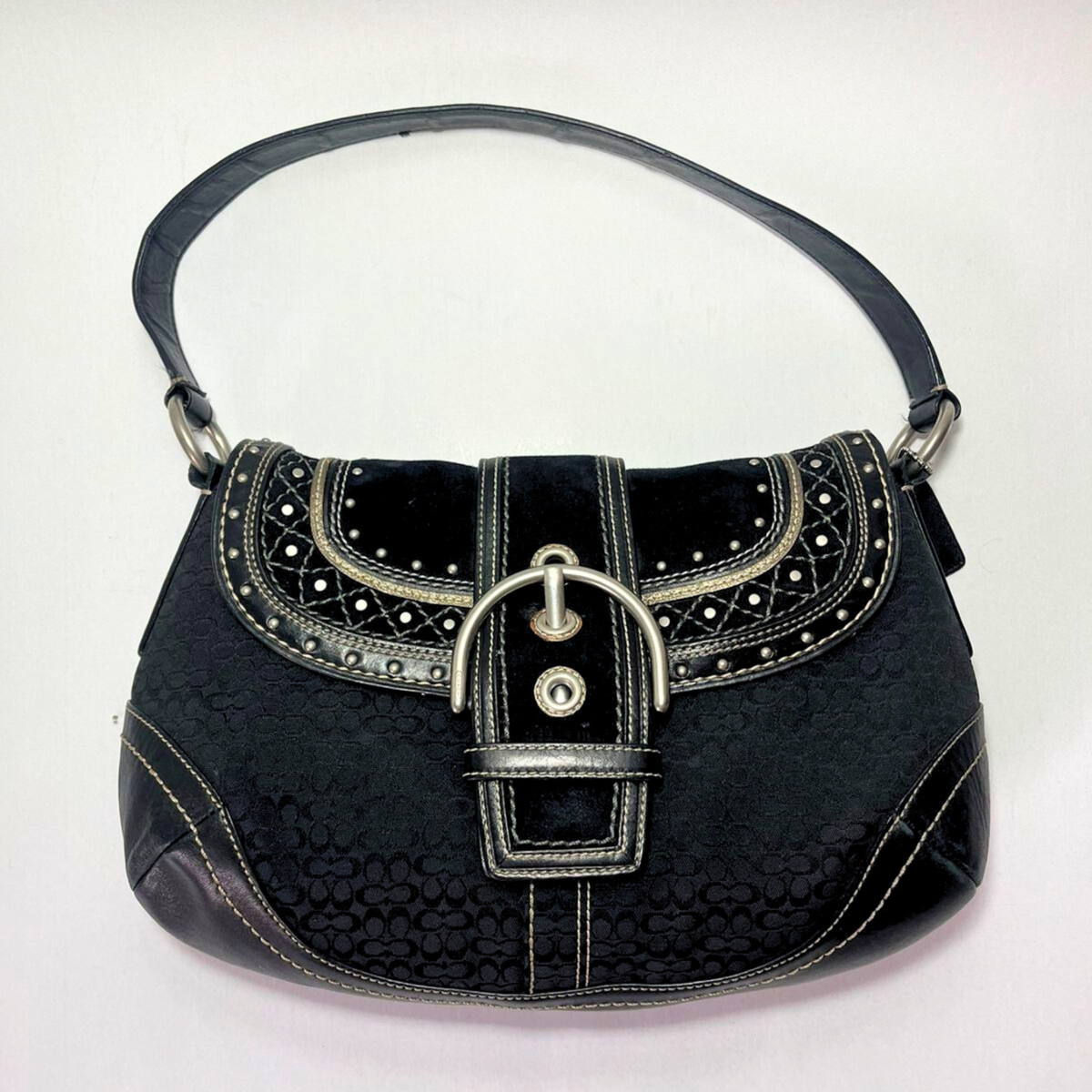 バッグ COACH Soho leather shoulder studs rare il_fullxfull.7065448035_pc1c.jpg