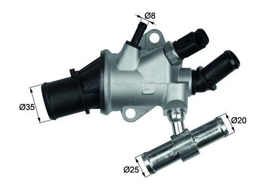 Neu - Mahle TI15788 Thermostat, KüHlmittel FüR Alfa Romeo Lancia-image