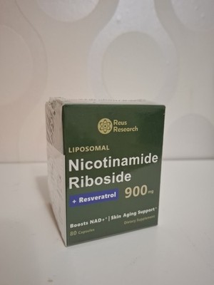 Reus Research Liposomal NAD Supplement Nicotinamide Riboside Resveratrol 80 St.