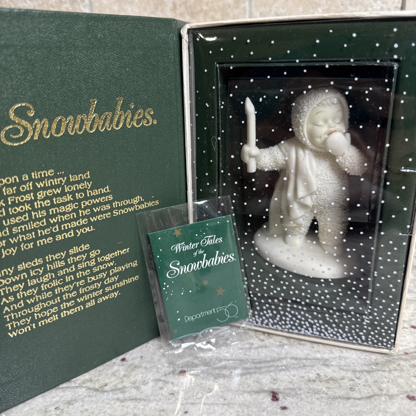 DEPARTMENT 56 Snowbabies I'm So Sleepy Retired Figurine #68810