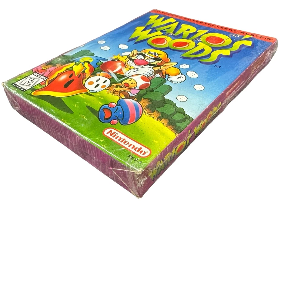 Wario's Woods (Nintendo NES, 1994) NEW SEALED READ* - Image 4 of 4