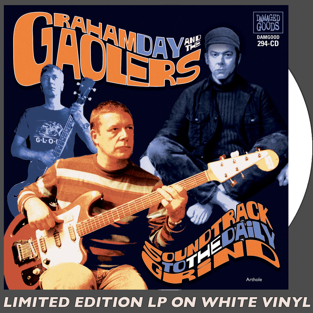 GRAHAM DAY & THE GAOLERS 'Soundtrack To The Daily Grind' WHITE VINYL LP GARAGE