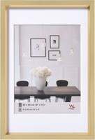 Walther Kunststoffrahmen Steel Style 20X30 Cm Gold Mit Passepartout 15X20 Cm