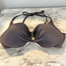 Purple Swim Suit Bikini Top Shade Shore Brand NEW with Tags Size 34 C