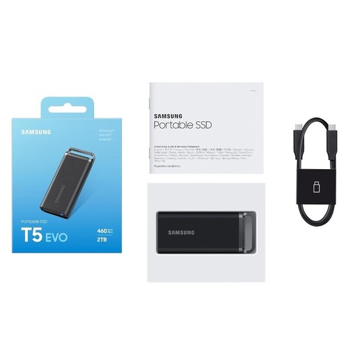 New SAMSUNG T5 EVO 8TB 4TB 2TB USB 3.2 External Solid State Drive Portable SSD - Picture 6 of 8