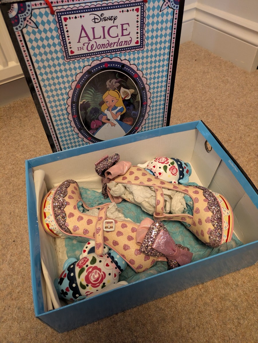 Irregular Choice Alice In Wonderland My Cup Of Tea Pink Limited