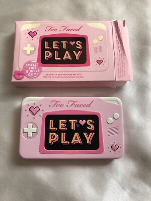 Too Faced Lets Play On The Fly 8 Pan Eyeshadow Palette 6.7g NIB