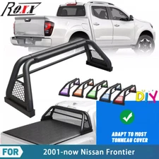 For 2001-2025 Nissan Frontier Adjustable Truck Roll Sport Bar Chase Rack Bed Bar