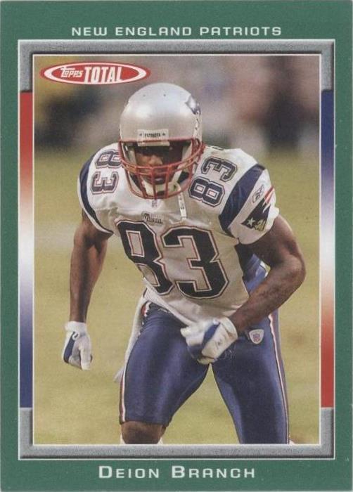 2006 Topps Total Deion Branch #412 - 1 of 2