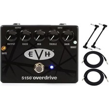 MXR EVH 5150 Eddie Van Halen Signature Overdrive Effects Pedal w/ 4 Free Cables