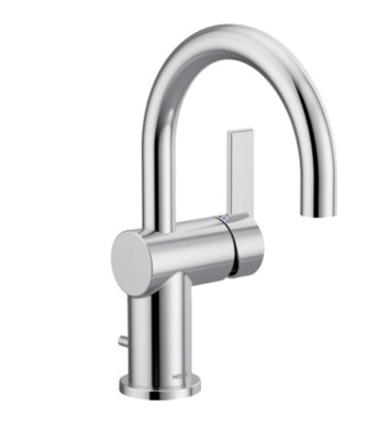 MOEN Cia CHROME One-Handle High Arc Bathroom Faucet 6221