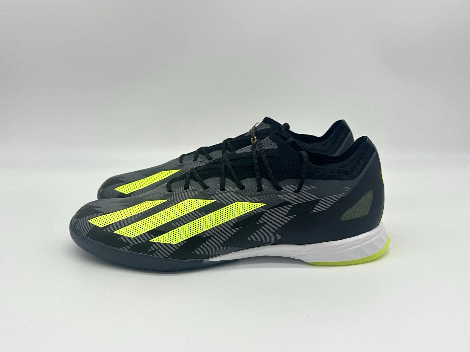 Scarpe da calcio Adidas X Crazyfast Injection.1 indoor da uomo taglia 10 5 nere IG6272