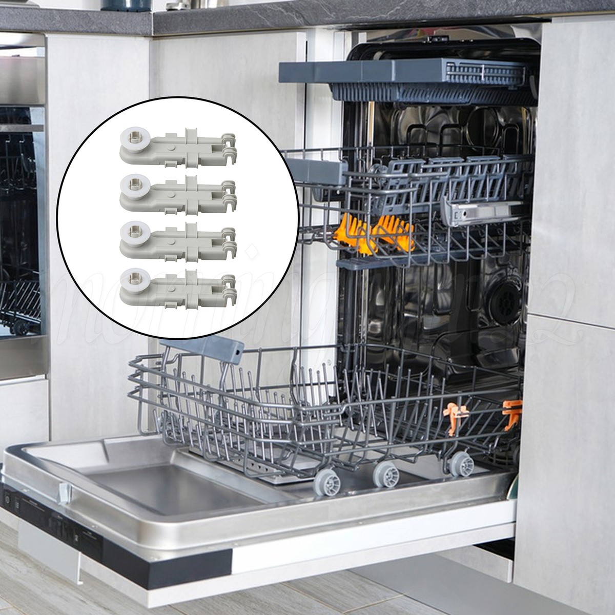 Plastic Upper Dish Rack Wheel 8268743 Replacement for Kitchen-Aid