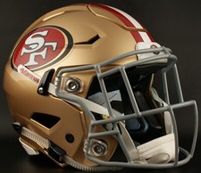SAN FRANCISCO 49ers NFL Riddell SPEEDFLEX Authentic Gameday Football Helmet