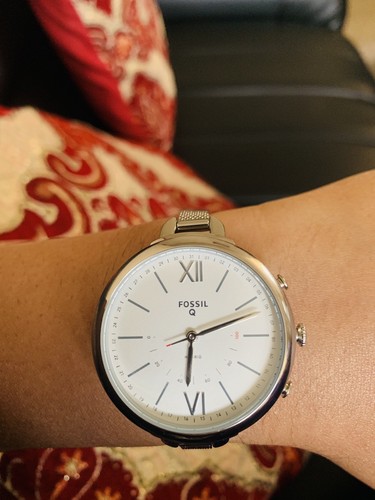 Fossil Women's Annette 41mm Steel Bracelet \u0026 Case Kinetic Analog Watch  FTW5026 for sale online | eBay