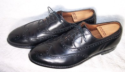 Alden 928 Black Calfskin Wing Tip Bal | Alden Model Project - 靴