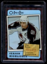 2007-08 O-Pee-Chee Season Highlights Joe Sakic #SH5 Colorado Avalanche