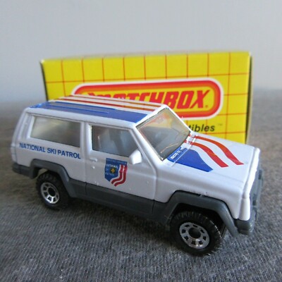 matchbox jeep cherokee 1986
