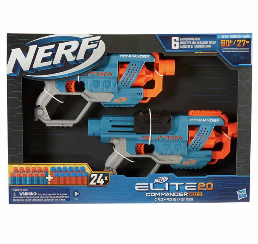 NERF Elite 2.0 Commander RD-6 Blaster