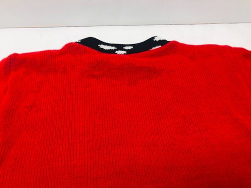 Vintage Kids Dalmatian Dog Sweater Jet Set Sweaters *Size 7/8?? Read BIN 32 - Picture 8 of 10