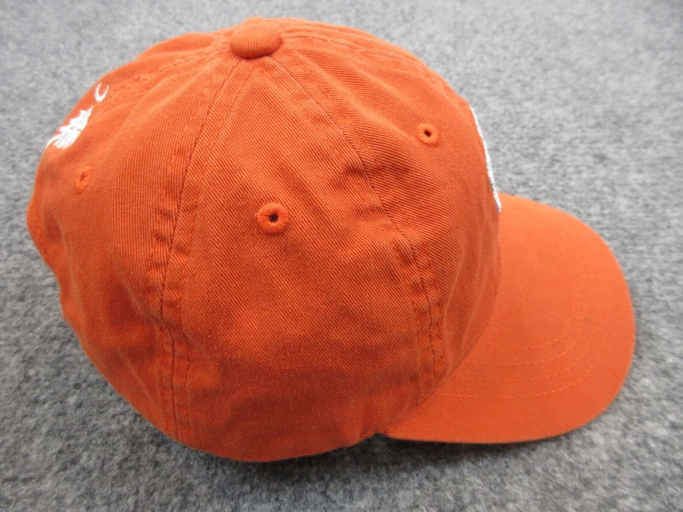 Clemson Tigers Hat Cap Strap Back Orange White Logo Zephyr College Football Mens - Image 3 of 4
