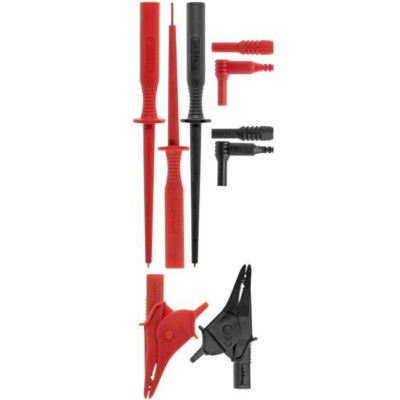 Megger 1014-293 Standard nicht abgesichert 7 Stck., 2-Draht Messleitungssatz (rot/schwarz)