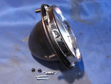 JAGUAR DAIMLER 7" HEADLAMP BOWL & INNER RIMS KIT MK 2 V8 XJ6 XJ12 S-TYPE HLB1COM