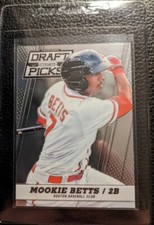 2013 PRIZM DRAFT PICKS #46 MOOKIE BETTS ROOKIE CARD RC BOSTON RED SOX DODGERS