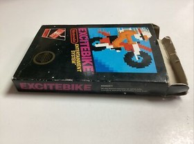 Excitebike- NES Complete TESTED CIB Circle Rev A Black Box Nintendo B
