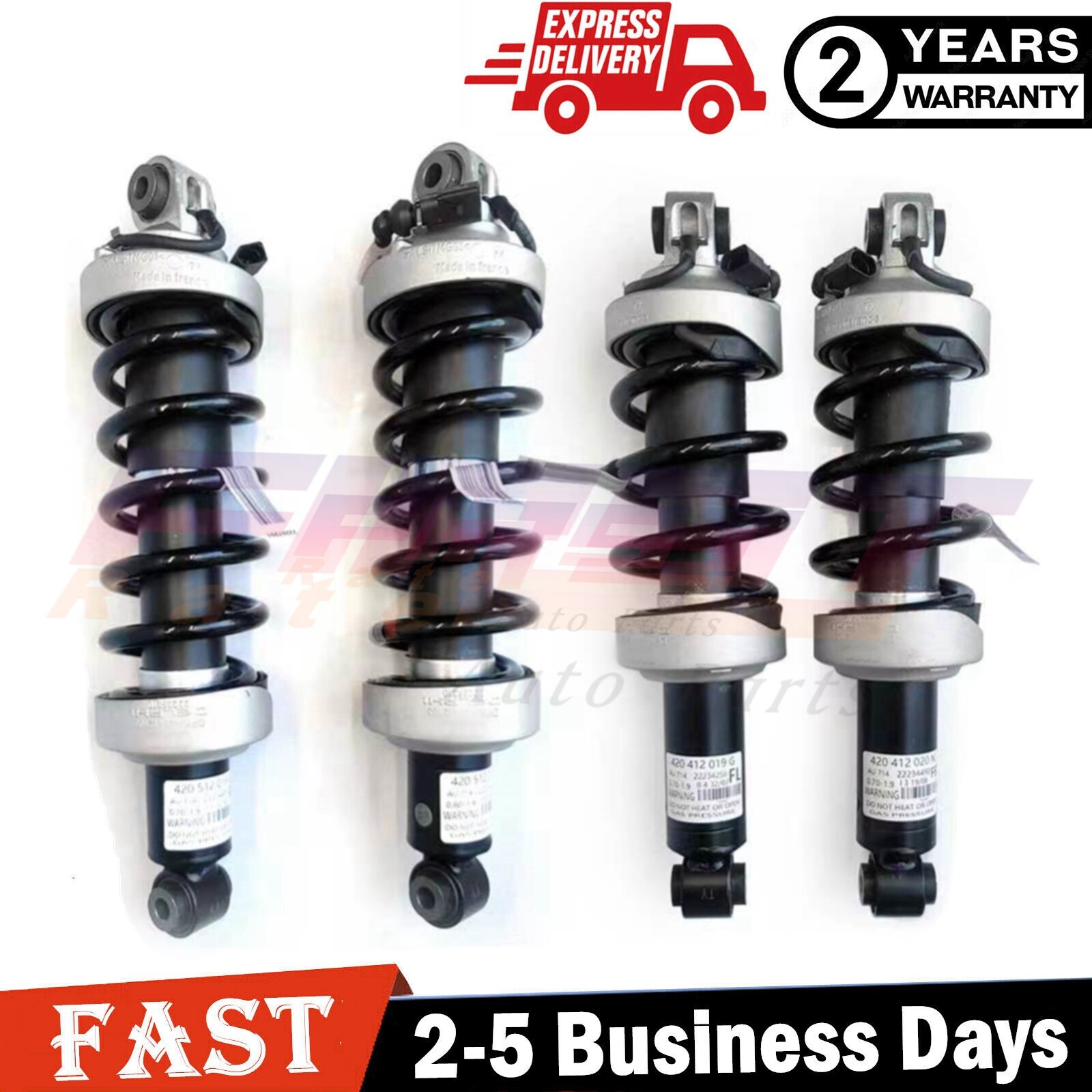 4X Fit Audi R8 V8 V10 Front Rear Left Right Shock Strut Magnetic Ride 2007-2015