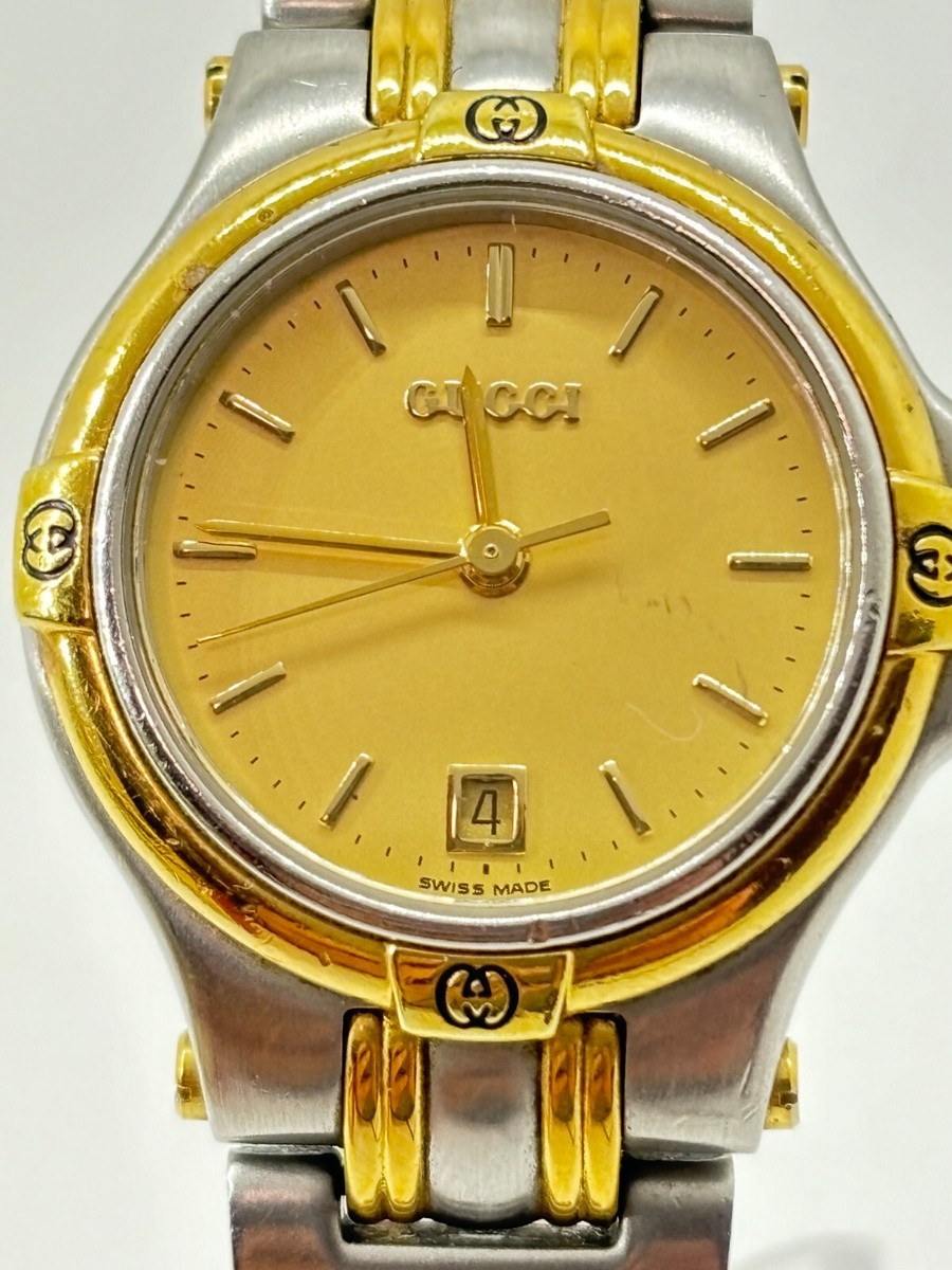 GUCCI クォーツ 腕時計 シルバー/ゴールド 9040L Gucci 9040l Ladies