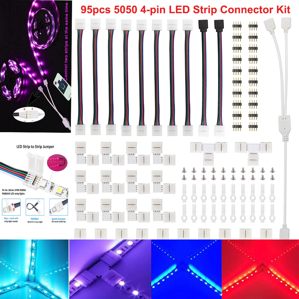 Connecteur D'angle De Bande LED RGB 5050 LED Strip Connector Connecteur