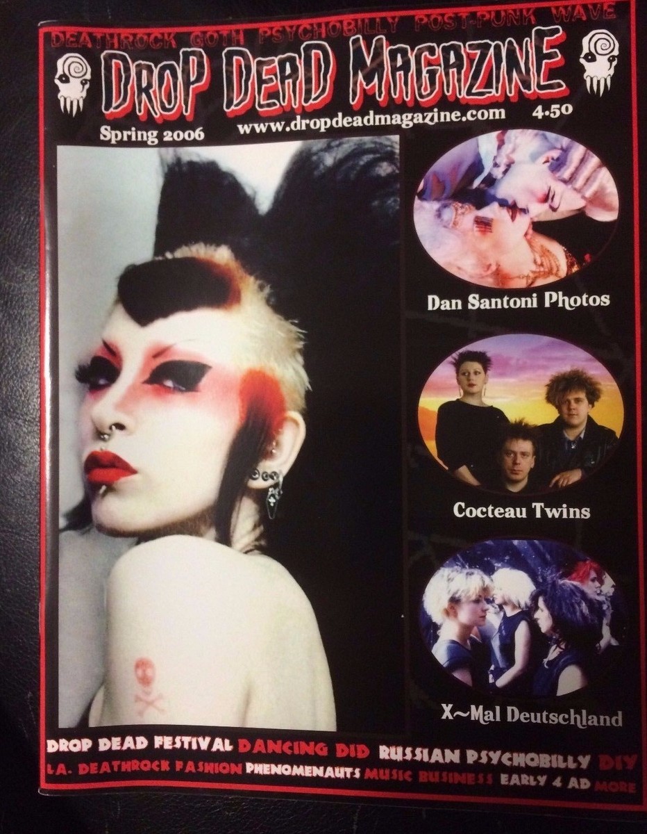 DROP DEAD MAGAZINE 1 Cocteau Twins Cinema Strange 4AD Post-Punk