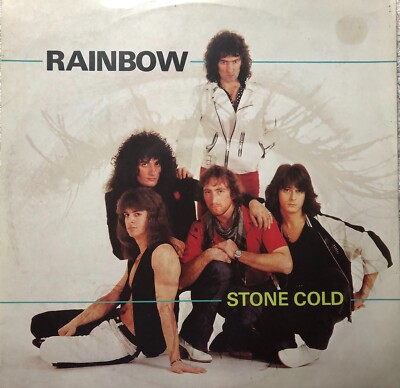 RAINBOW STONE COLD 1982 UK POLYDOR VINYL 12'' SINGLE POSPX 421 EX / EX