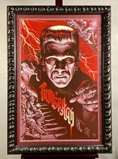 FRANKENSTEIN Regular Screen Print - Martin Ansin x Mondo (2012) Limited Edition