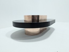CUSTOM BENCHMARK COPPER WOOD COFFEE TABLE Good Condition SAVE £££