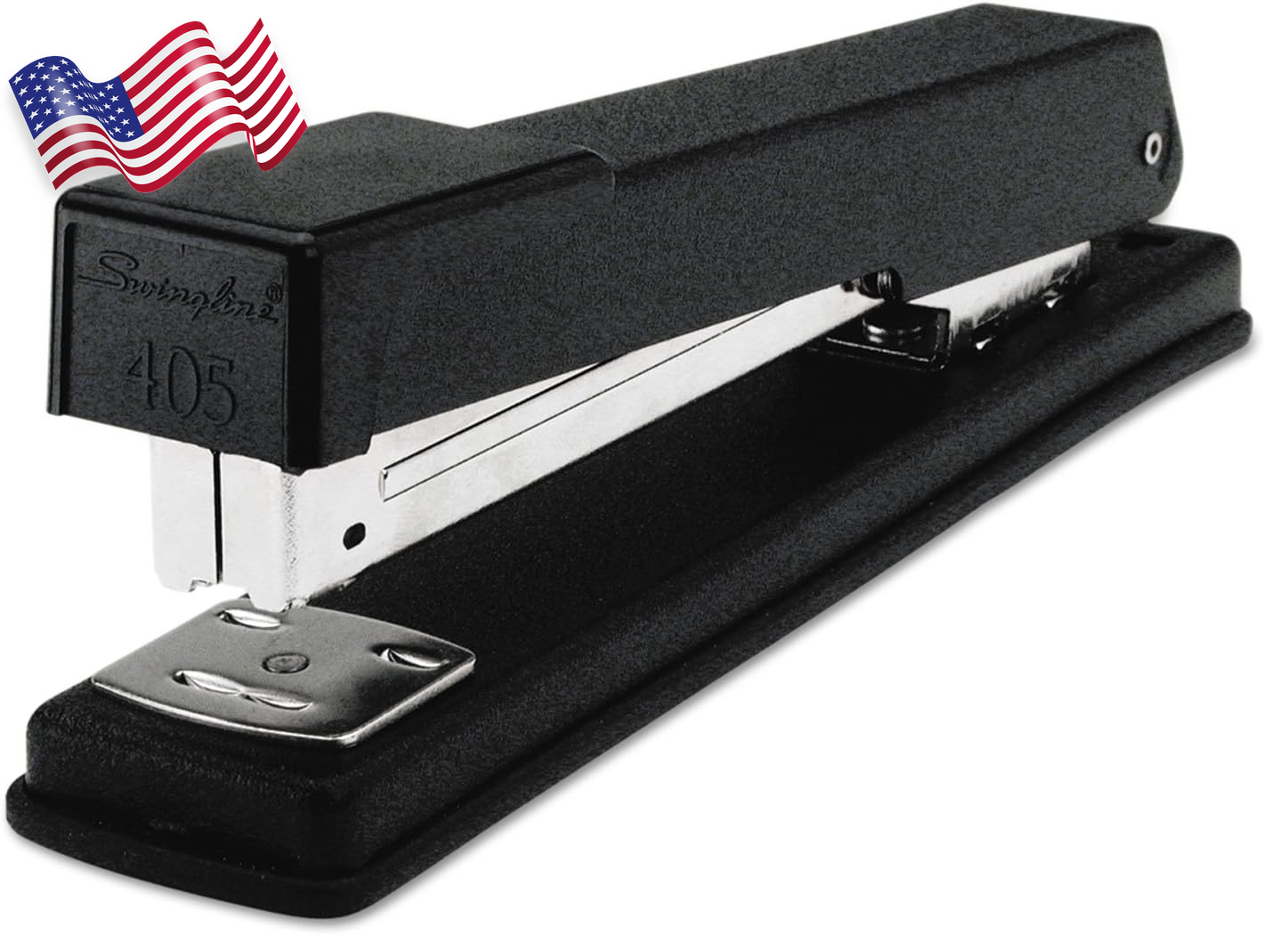Swingline Stapler 20 Sheet Capacity Light Duty 405 Jam Free Metal Black NEW-image