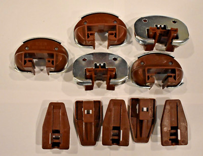 5x Kenlin Rite Trak II Drawer Guide Glide w/ Stop Metal & Screws, Made In USA!