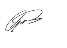 Geoff Downes "Yes/Asia/Buggles" autograph signed 10x15 cm index card