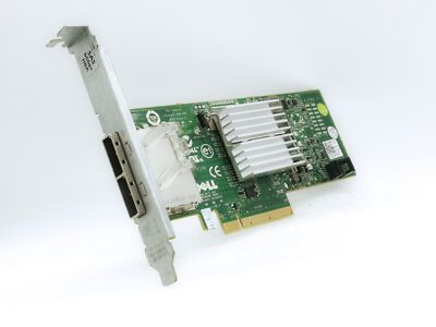 Dell H200E 6Gb/s SAS PCIe HBA 2 Port Ext SFF-8088 12DNW LSI SAS 2008=LSI 9200-8E