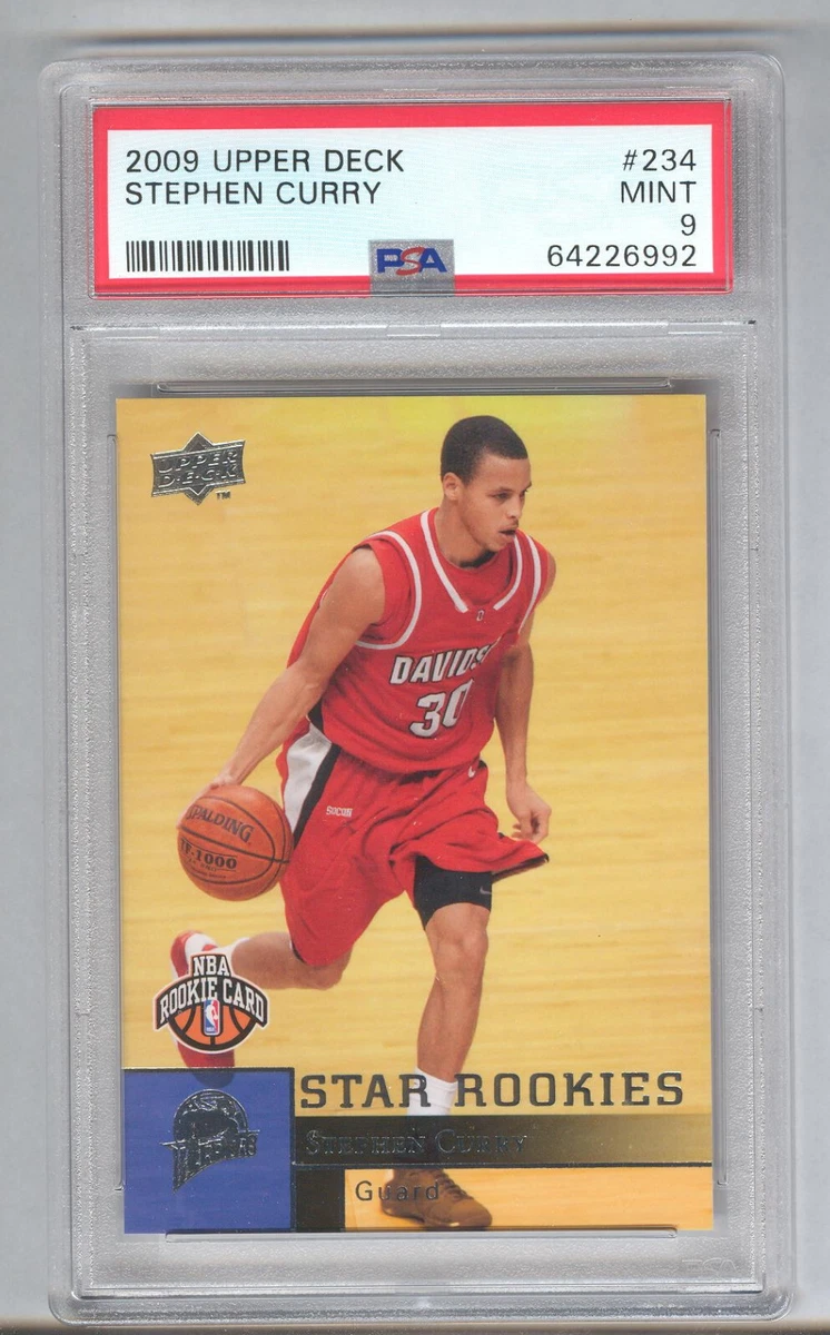Upper Deck Stephen Curry 9 Grade Basketball Sports Trading Cards