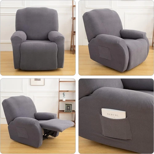 Elastischer Relaxsessel 1-Sitzer Sofa Bezug Schoner Liegesessel Bezug Schoner - Bild 8 von 56