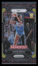 2024 Angel Reese Red Icons Monopoly Prizm WNBA #68 RC Sky