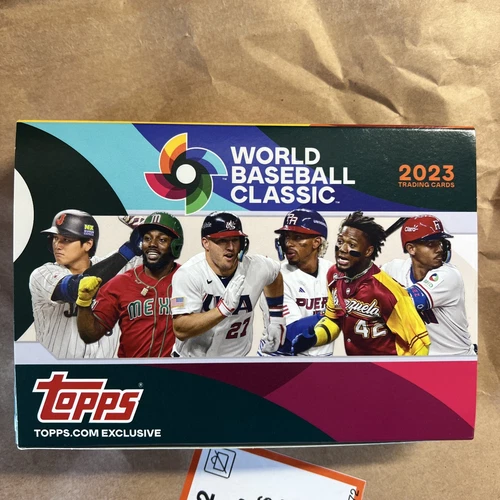 2023 Topps World Baseball Classic Hobby Box Factory Empty NO CARDS